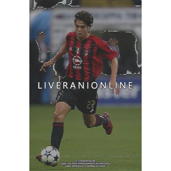 MILAN -LAZIO SUPERCOPPA ITALIANA 21/08/2004 NELLA FOTO KAKA AGENZIA ALDO LIVERANI