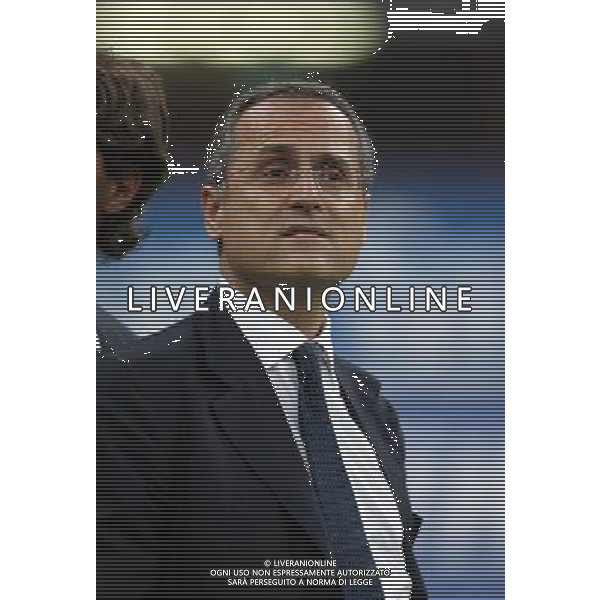 MILAN -LAZIO SUPERCOPPA ITALIANA 21/08/2004 NELLA FOTO CLAUDIO LOTITO PRESIDENTE LAZIO CALCIO AGENZIA ALDO LIVERANI