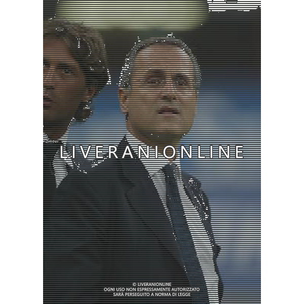 MILAN -LAZIO SUPERCOPPA ITALIANA 21/08/2004 NELLA FOTO CLAUDIO LOTITO PRESIDENTE LAZIO CALCIO AGENZIA ALDO LIVERANI