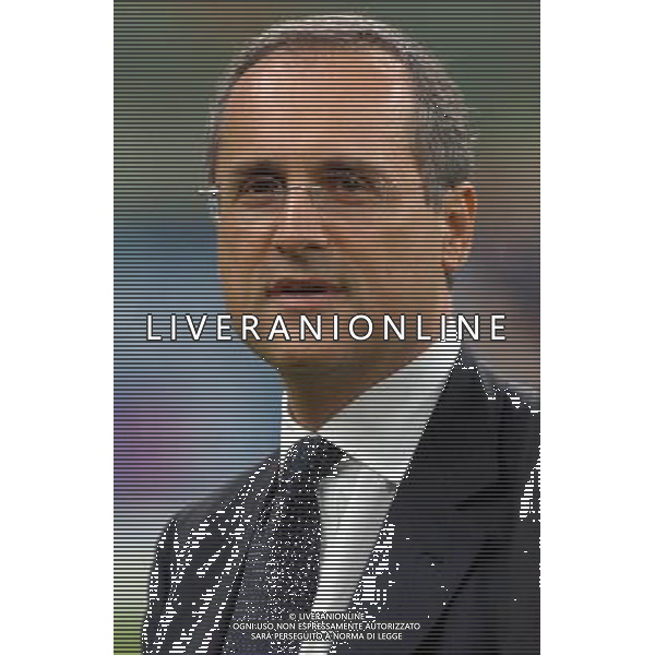 MILAN -LAZIO SUPERCOPPA ITALIANA 21/08/2004 NELLA FOTO CLAUDIO LOTITO PRESIDENTE LAZIO CALCIO AGENZIA ALDO LIVERANI