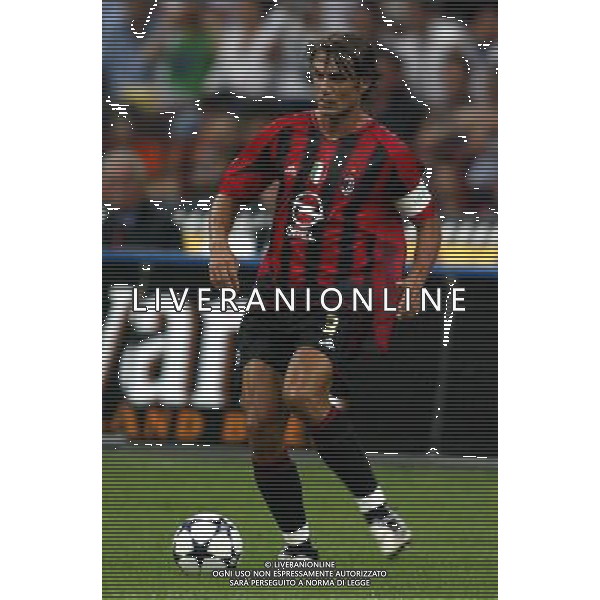 MILAN -LAZIO SUPERCOPPA ITALIANA 21/08/2004 NELLA FOTO MALDINI PAOLO AGENZIA ALDO LIVERANI