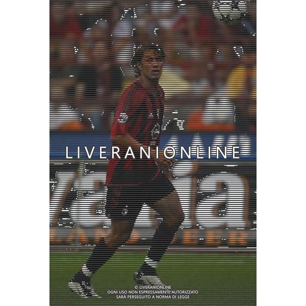 MILAN -LAZIO SUPERCOPPA ITALIANA 21/08/2004 NELLA FOTO MALDINI PAOLO AGENZIA ALDO LIVERANI