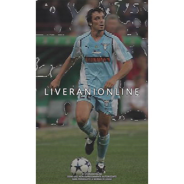 MILAN - LAZIO SUPERCOPPA ITALIANA 21/08/2004 NELLA FOTO ODDO MASSIMO AGENZIA ALDO LIVERANI