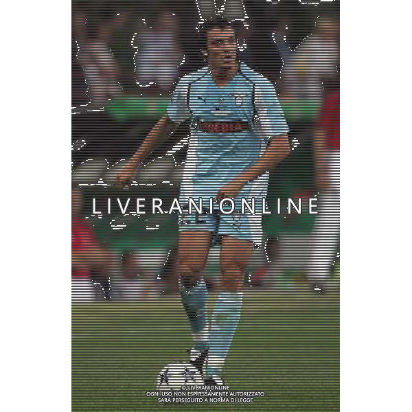 MILAN - LAZIO SUPERCOPPA ITALIANA 21/08/2004 NELLA FOTO ODDO MASSIMO AGENZIA ALDO LIVERANI