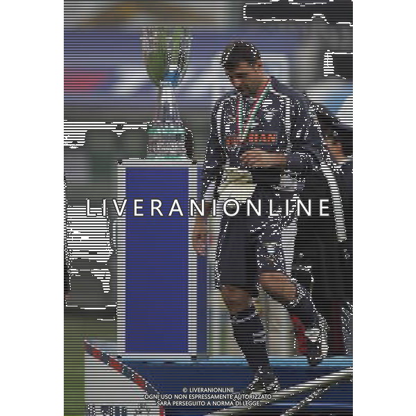 MILAN -LAZIO SUPERCOPPA ITALIANA 21/08/2004 NELLA FOTO PERUZZI ANGELO AGENZIA ALDO LIVERANI