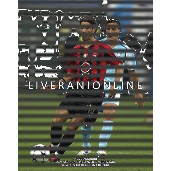 MILAN -LAZIO SUPERCOPPA ITALIANA 21/08/2004 NELLA FOTO RUI COSTA MANUEL AGENZIA ALDO LIVERANI