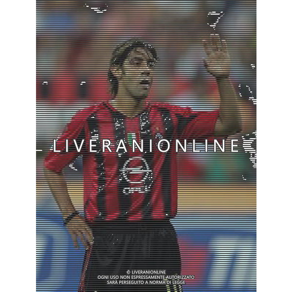 MILAN - LAZIO SUPERCOPPA ITALIANA 21/08/2004 NELLA FOTO MANUEL RUI COSTA AGENZIA ALDO LIVERANI