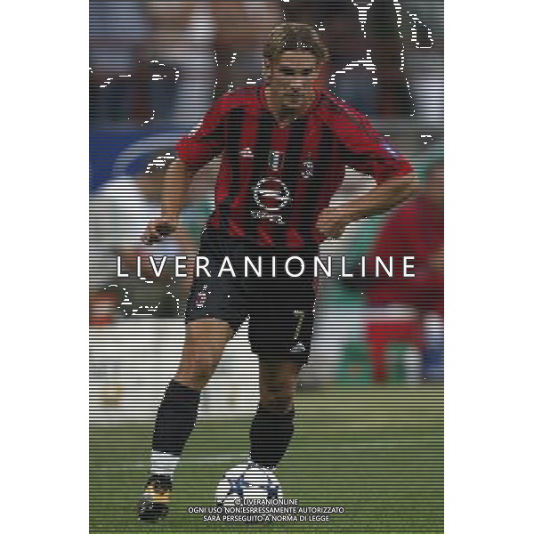 MILAN -LAZIO SUPERCOPPA ITALIANA 21/08/2004 NELLA FOTO SHEVCHENKO ANDRIY AGENZIA ALDO LIVERANI