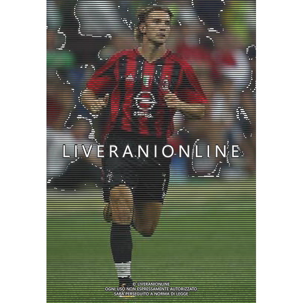 MILAN -LAZIO SUPERCOPPA ITALIANA 21/08/2004 NELLA FOTO SHEVCHENKO ANDRIY AGENZIA ALDO LIVERANI