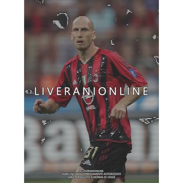 MILAN - LAZIO SUPERCOPPA ITALIANA 21/08/2004 NELLA FOTO STAM JAAP AGENZIA ALDO LIVERANI