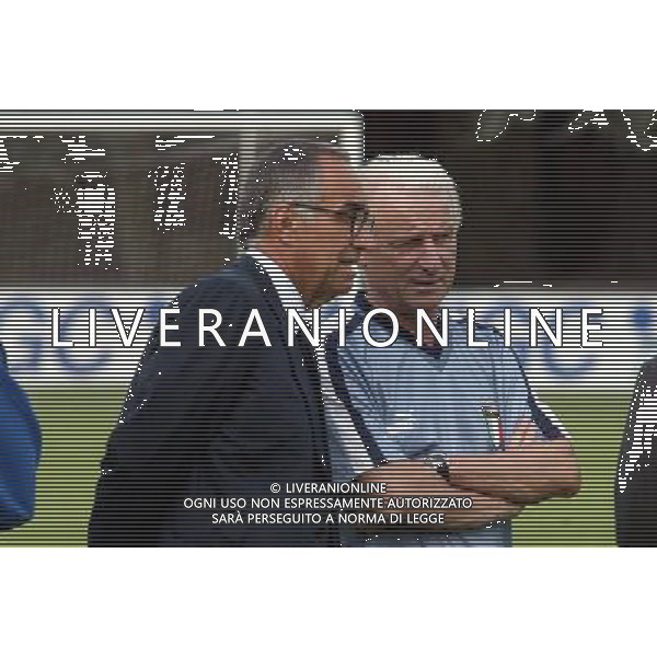 COVERCIANO 7/0/2003 ALLENAMENTO NAZIONALE ITALIANA NELLA FOTO CARRARO FRANCO-TRAPATTONI GIOVANNI FOTO ALDO LIVERANI 
