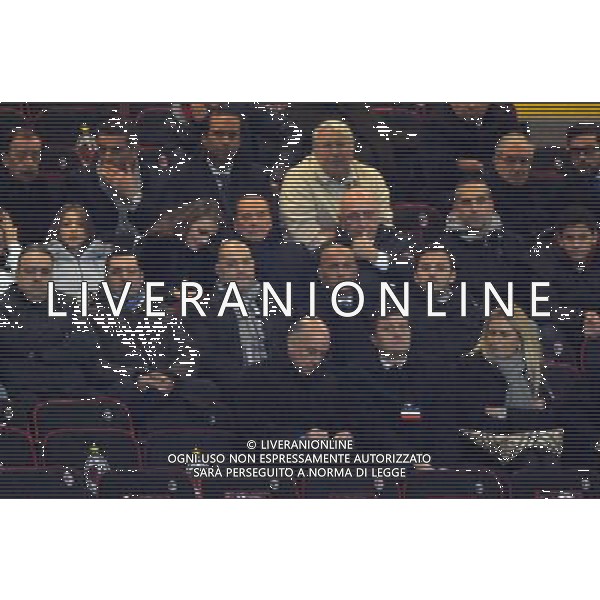 MILANO, 04-12-2012 / å©FOTO GIORGIO RAVEZZANI CHAMPIONS LEAGUE MILAN-ZENITH SAN PIETROBURGO NELLA FOTO: BERLUSCONI /Agenzia Aldo Liverani Sas