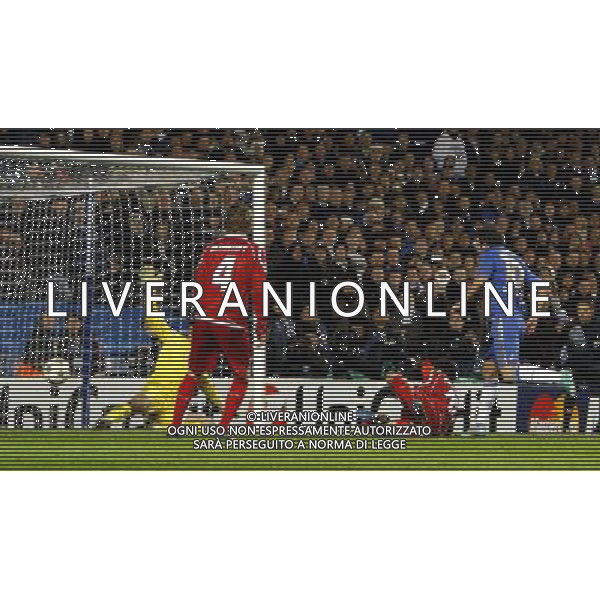 Chelsea\'s Juan Mata scores his sides fifth goal 5-1 Football - UEFA Champions League Group E - Chelsea v Nordsj¾lland - Wednesday 5th December 2012 - Stamford Bridge - London © CameraSport - 43 Linden Ave. Countesthorpe. Leicester. England. LE8 5PG - Tel: +44 (0) 116 277 4147 - admin@camerasport.com - www.camerasport.com AG ALDO LIVERANI S A S ONLY ITALY