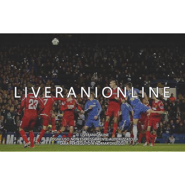 Chelsea\'s Gary Cahill scores his sides third goal 3-1 Football - UEFA Champions League Group E - Chelsea v Nordsj¾lland - Wednesday 5th December 2012 - Stamford Bridge - London © CameraSport - 43 Linden Ave. Countesthorpe. Leicester. England. LE8 5PG - Tel: +44 (0) 116 277 4147 - admin@camerasport.com - www.camerasport.com AG ALDO LIVERANI S A S ONLY ITALY