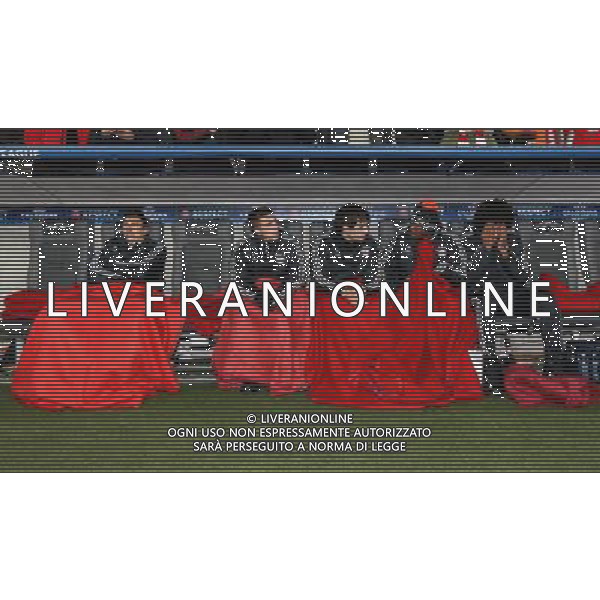 firo Fu§ball,Fussball, 05.12.2012 Uefa Champions League, Saison 2012/2013 Gruppenphase, 6. Spieltag, FC Bayern MŸnchen, Muenchen, FCB - BATE Borisov, 4 : 1, Ersatzbank FC Bayern, #v.l. , Mario Mandzukic, Bayern, Philipp Lahm, Bayern, Javier Martinez, Bayern, David Alaba, Bayern, Dante, Bayern, $worldrightsEs gelten unsere AGB, einsehbar auf www.firosportphoto.de copyright by firo sportphoto: Coesfelder Str.207 48249 DŸlmen www.firosportphoto.de mail@firosportphoto.de (V o l k s b a n k B o c h u m - W i t t e n ) BLZ.: 430 601 29 Kt. Nr.: 341 117 100 Tel:Ê 02594 - 9916004 Fax:Ê02594 - 9916005 AG ALDO LIVERANI S A S ONLY ITALY