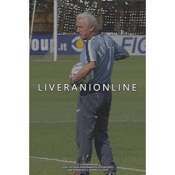 COVERCIANO 7/06/2003 ALLENAMENTO NAZIONALE ITALIANA NELLA FOTO TRAPATTONI GIOVANNI FOTO ALDO LIVERANI 