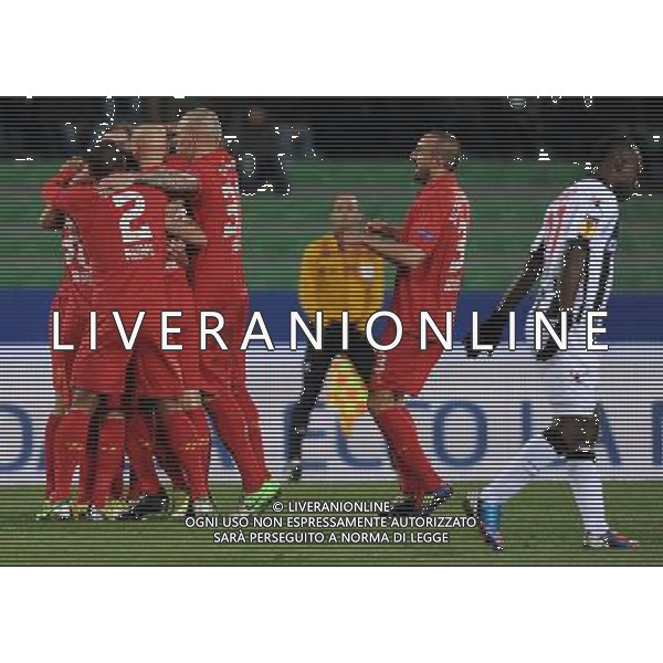 UEFA Europa League 2012/2013 Gruppo A Udine - 06.12.2012 Udinese-Liverpool Nella Foto:henderson esulta /Ph.Vitez-Ag. Aldo Liverani