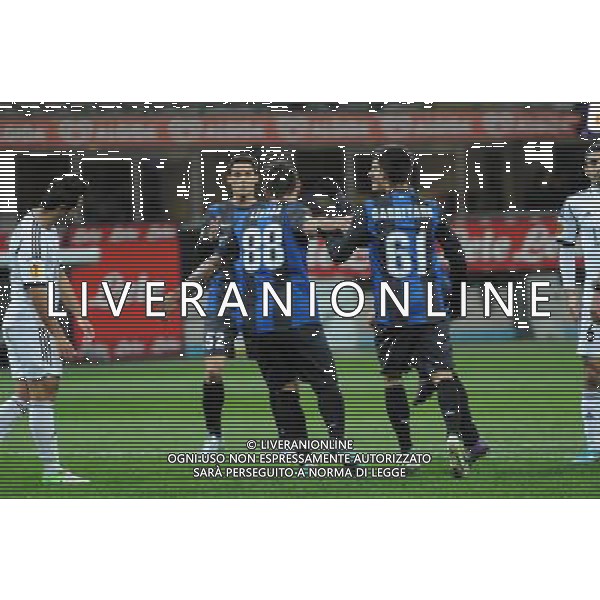 MILANO, 06-12-2012 / Œ©FOTO GIORGIO RAVEZZANI UEFA EUROPA LEAGUE INTER-NEFTCI PKF NELLA FOTO : ESULTANZA DOPO IL GOL DI LIVAJA ©AGENZIA ALDO LIVERANI SAS
