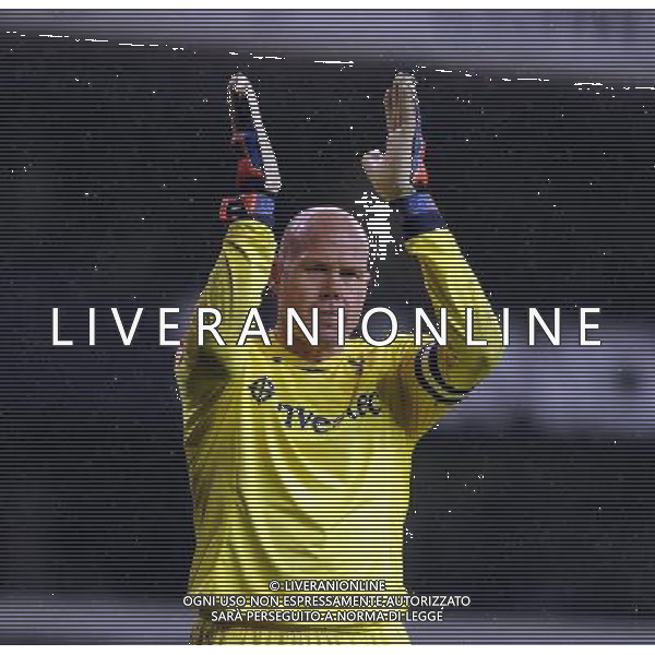 Brad Friedel (Captain) Celebrates after the final whistle Tottenham Hotspur 2012/13 Tottenham Hotspur V Panathinaikos (3-1) 06/12/12 UEFA Europa League Photo: Robin Parker Fotosports International AG ALDO LIVERANI S A S ONLY ITALY