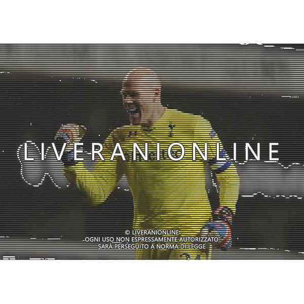 Brad Friedel (Captain) Celebrates after 3rd Goal Tottenham Hotspur 2012/13 Tottenham Hotspur V Panathinaikos (3-1) 06/12/12 UEFA Europa League Photo: Robin Parker Fotosports International AG ALDO LIVERANI S A S ONLY ITALY