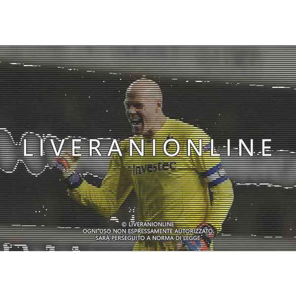 Brad Friedel (Captain) Celebrates after 3rd Goal Tottenham Hotspur 2012/13 Tottenham Hotspur V Panathinaikos (3-1) 06/12/12 UEFA Europa League Photo: Robin Parker Fotosports International AG ALDO LIVERANI S A S ONLY ITALY