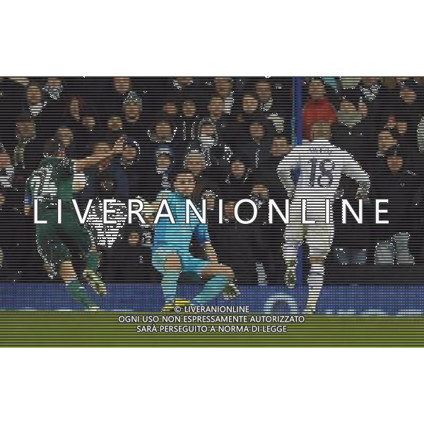 Jermain Defoe Scores 3rd goal past Orestis Karnezis Panathinaikos Tottenham Hotspur 2012/13 Tottenham Hotspur V Panathinaikos (3-1) 06/12/12 UEFA Europa League Photo: Robin Parker Fotosports International AG ALDO LIVERANI S A S ONLY ITALY