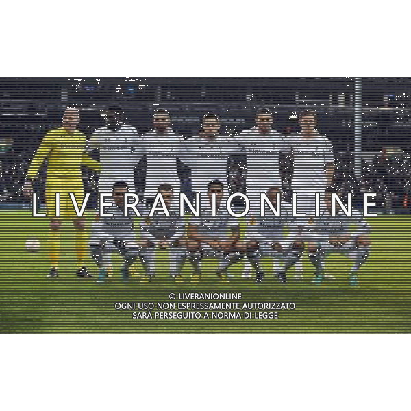 Tottenham Hotspur Team Group 2012/13 (Back Row L/R) Brad Friedel / Emmanuel Adebayor / Sandro /Clint Dempsey / Steven Caulker /Jan Vertonghen (Front Row L/R) Aaron Lennon/ Tom Carroll / Kyle Naughton / Jermain Defoe/Kyle Walker Tottenham Hotspur V Panathinaikos 06/12/12 UEFA Europa League Photo: Robin Parker Fotosports International AG ALDO LIVERANI S A S ONLY ITALY