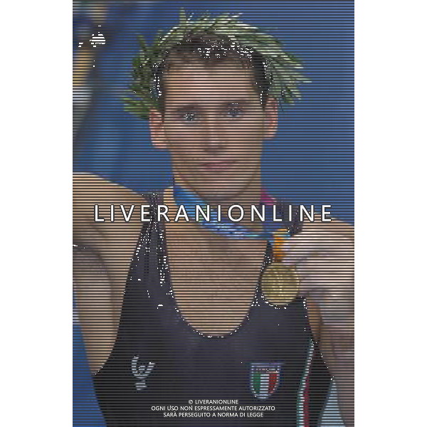 OLIMPIADI DI ATENE 2004 NELLA FOTO IGOR CASSINA FOTO MARCO LUZZANI-AGENZIA ALDO LIVERANI
