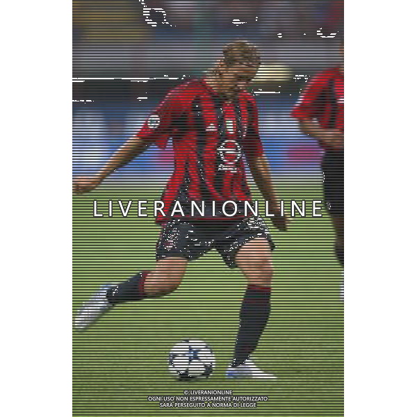 Italian Super Cup 2004 AC Milan vs Lazio Meazza Stadium-Milan 21 August 2004 photo (c) Enrico Calderoni (n¡ 391)-Aflo Sport Agency Ambrosini (Lazio) Agenzia Aldo Liverani