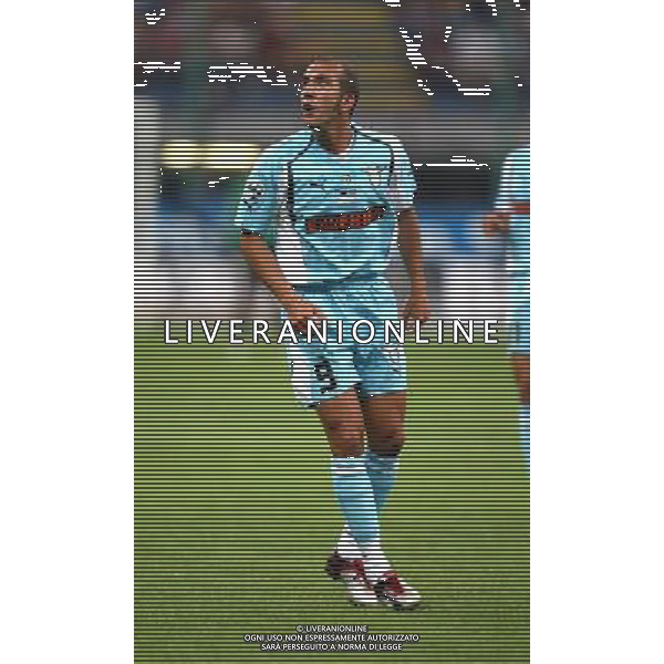 Italian Super Cup 2004 AC Milan vs Lazio Meazza Stadium-Milan 21 August 2004 photo (c) Enrico Calderoni (n¡ 391)-Aflo Sport Agency Di Canio (Lazio) Agenzia Aldo Liverani