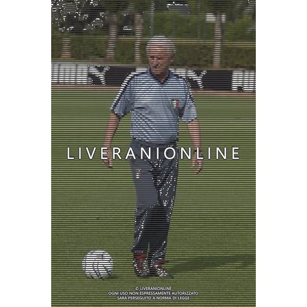 COVERCIANO 7/06/2003 ALLENAMENTO NAZIONALE ITALIANA NELLA FOTO TRAPATTONI GIOVANNI FOTO ALDO LIVERANI 
