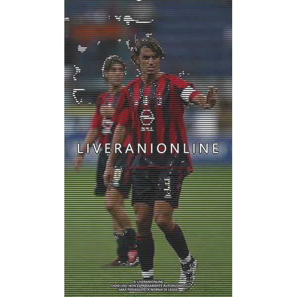 Italian Super Cup 2004 AC Milan vs Lazio Meazza Stadium-Milan 21 August 2004 photo (c) Enrico Calderoni (n¡ 391)-Aflo Sport Agency Maldini (Milan) Agenzia Aldo Liverani