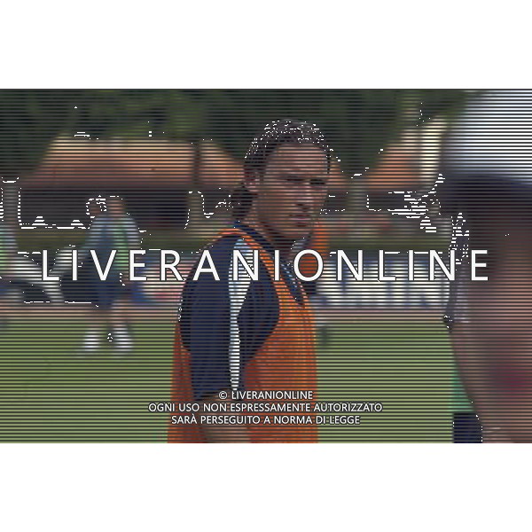 COVERCIANO 7/06/2003 ALLENAMENTO NAZIONALE ITALIANA NELLA FOTO TOTTI FRANCESCO FOTO ALDO LIVERANI 