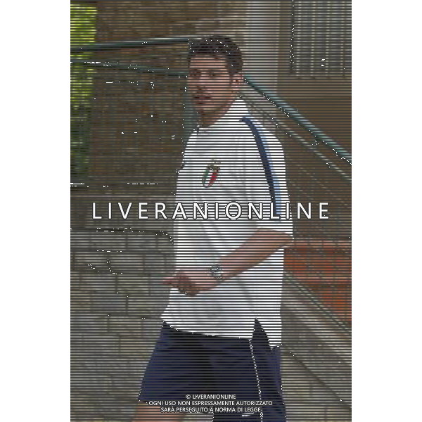 COVERCIANO 7/06/2003 ALLENAMENTO NAZIONALE ITALIANA NELLA FOTO TOLDO FRANCESCO FOTO ALDO LIVERANI 