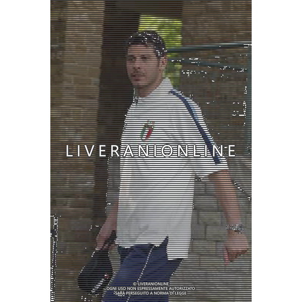 COVERCIANO 7/06/2003 ALLENAMENTO NAZIONALE ITALIANA NELLA FOTO TOLDO FRANCESCO FOTO ALDO LIVERANI 