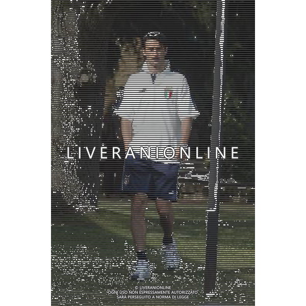 COVERCIANO 7/06/2003 ALLENAMENTO NAZIONALE ITALIANA NELLA FOTO PANUCCI CRISTIAN FOTO ALDO LIVERANI 