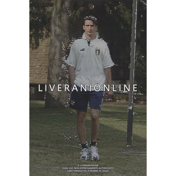 COVERCIANO 7/06/2003 ALLENAMENTO NAZIONALE ITALIANA NELLA FOTO PANUCCI CRISTIAN FOTO ALDO LIVERANI 