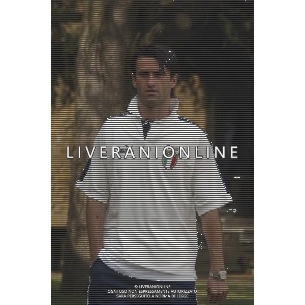 COVERCIANO 7/06/2003 ALLENAMENTO NAZIONALE ITALIANA NELLA FOTO PANUCCI CRISTIAN FOTO ALDO LIVERANI 