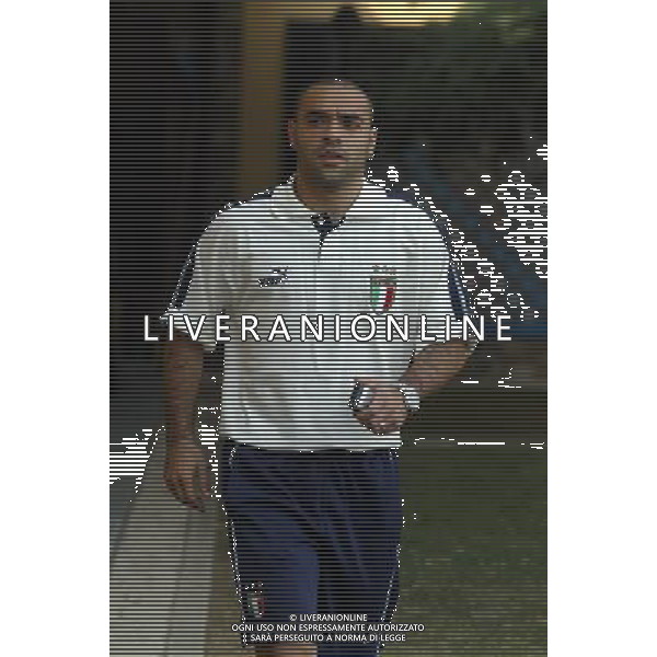 COVERCIANO 7/0/2003 ALLENAMENTO NAZIONALE ITALIANA NELLA FOTO MICCOLI FABRIZIO FOTO ALDO LIVERANI 