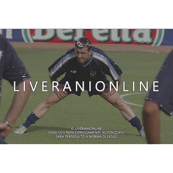 COVERCIANO 7/0/2003 ALLENAMENTO NAZIONALE ITALIANA NELLA FOTO DI NATALE ANTONIO FOTO ALDO LIVERANI 