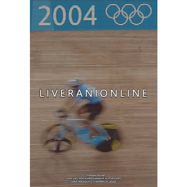 Atene 24-08-2004 olimpiadi 2004 Ciclismo Velodromo Olimpico Corsa a punti nella foto Ciccone Angelo ph marco luzzani/ag aldo liverani s.a.s.