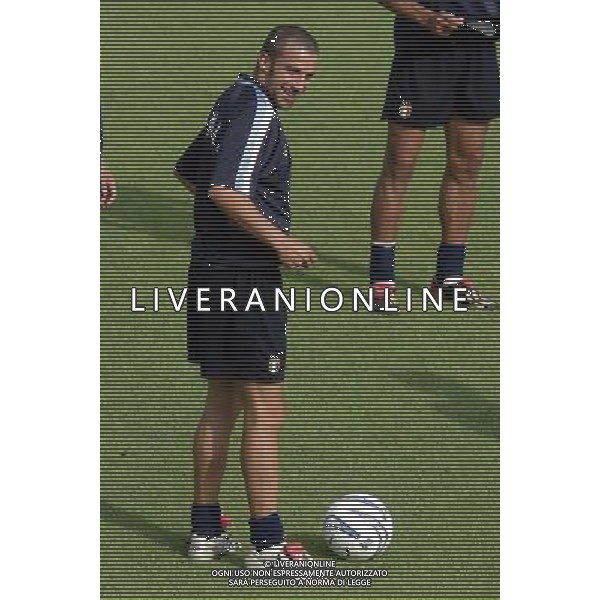 COVERCIANO 7/0/2003 ALLENAMENTO NAZIONALE ITALIANA NELLA FOTO DEL PIERO ALESSANDRO FOTO ALDO LIVERANI 