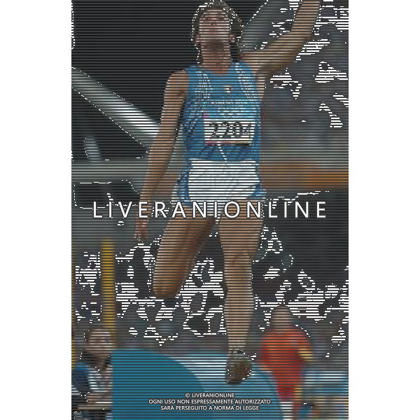 OLIMPIADI ATENE 24/08/2004 ATLETICA NELLA FOTO NICOLA TRENTIN SALTO IN LUNGO FOTO MARCO LUZZANI/AG ALDO LIVERANI