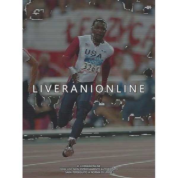 OLIMPIADI ATENE 24/08/2004 ATLETICA NELLA FOTO GATLIN JUSTIN 200m FOTO MARCO LUZZANI/AG ALDO LIVERANI