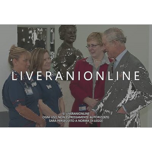The Prince of Wales meets staff during his visit to The Centre for Defence Medicine based at the Queen Elizabeth Hospital Birmingham. ©photoshot/AGENZIA ALDO LIVERANI SAS - ITALY ONLY - REALI INGLESI: Carlo d\'inghilterra, Principe di Galles in visita al Centro di Medicina della difesa con sede presso il Queen Elizabeth Hospital Birmingham 