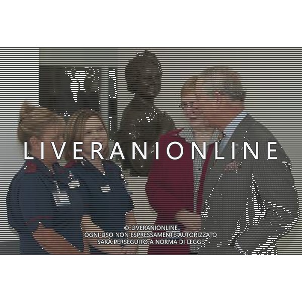 The Prince of Wales meets staff during his visit to The Centre for Defence Medicine based at the Queen Elizabeth Hospital Birmingham. ©photoshot/AGENZIA ALDO LIVERANI SAS - ITALY ONLY - REALI INGLESI: Carlo d\'inghilterra, Principe di Galles in visita al Centro di Medicina della difesa con sede presso il Queen Elizabeth Hospital Birmingham 