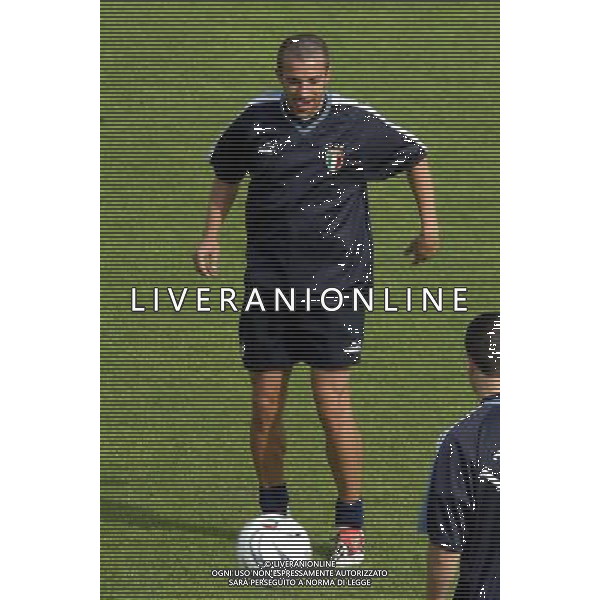 COVERCIANO 7/0/2003 ALLENAMENTO NAZIONALE ITALIANA NELLA FOTO DEL PIERO ALESSANDRO FOTO ALDO LIVERANI 