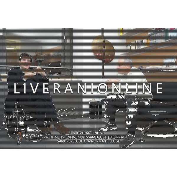 MILANO 9/2/2012 GAZZETTA DELLO SPORT NELLA FOTO LUCA PANCALLI ED ANDREA MONTI FOTO ROMANO/AG ALDO LIVERANI SERVIZIO COMMISSIONATO DALLA SEGRETERIA DI REDAZIONE *** Local Caption *** SERVIZIO COMMISSIONATO DALLA SEGRETERIA DI REDAZIONE