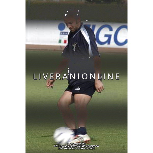 COVERCIANO 7/0/2003 ALLENAMENTO NAZIONALE ITALIANA NELLA FOTO DEL PIERO ALESSANDRO FOTO ALDO LIVERANI 