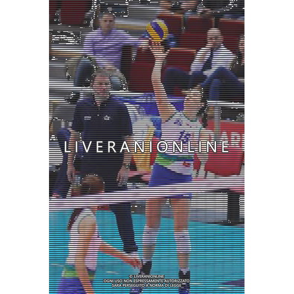 11.12.2012 SOPOT ERGO ARENA SIATKOWKA KOBIET LIGA MISTRZYN SEZON 2012/2013 WOMEN VOLLEYBALL CEV CHAMPIONS LEAGUE SEASON 2012/2013 MECZ ATOM TREFL SOPOT - ASYSTEL CARNAGHI VILLA CORTESE N/Z RACHEL ROURKE FOT PIOTR MATUSEWICZ / PRESSFOCUS NEWSPIXPL --- Newspix.pl AG ALDO LIVERANI S A S ONLY ITALY *** Local Caption *** www.newspix.pl mail us: info@newspix.pl call us: 0048 022 23 22 222 --- Polish Picture Agency by Ringier Axel Springer Poland
